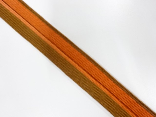  アンティーク　正絹　帯留め用　手組三分紐